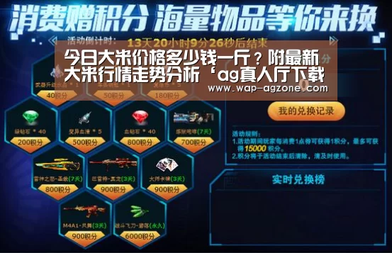 今日大米价格多少钱一斤?附最新大米行情走势分析‘ag真人厅下载’(图1) ag真人厅下载